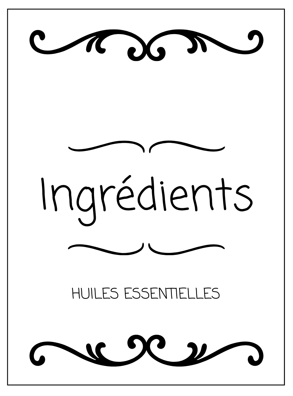 Etiquettes Décoratives